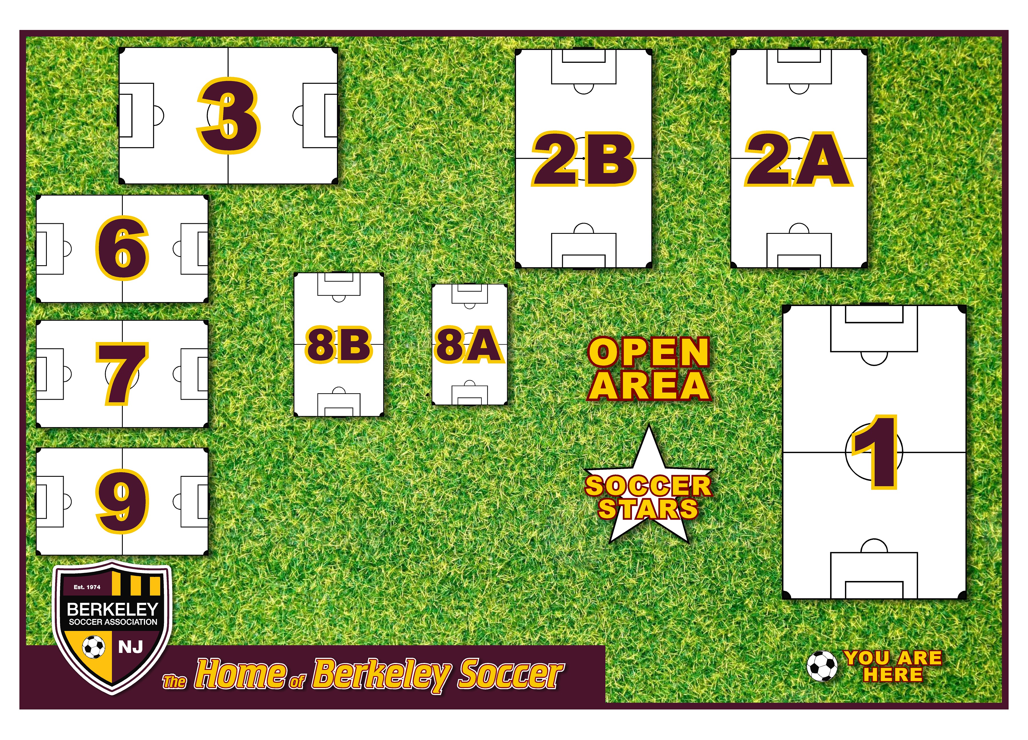 Eastern Blvd. Field Layout / Directions